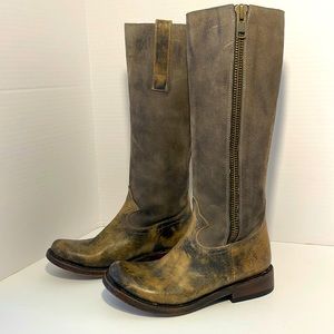 Freebird Brusl Taupe Tall Leather Boots size 7
